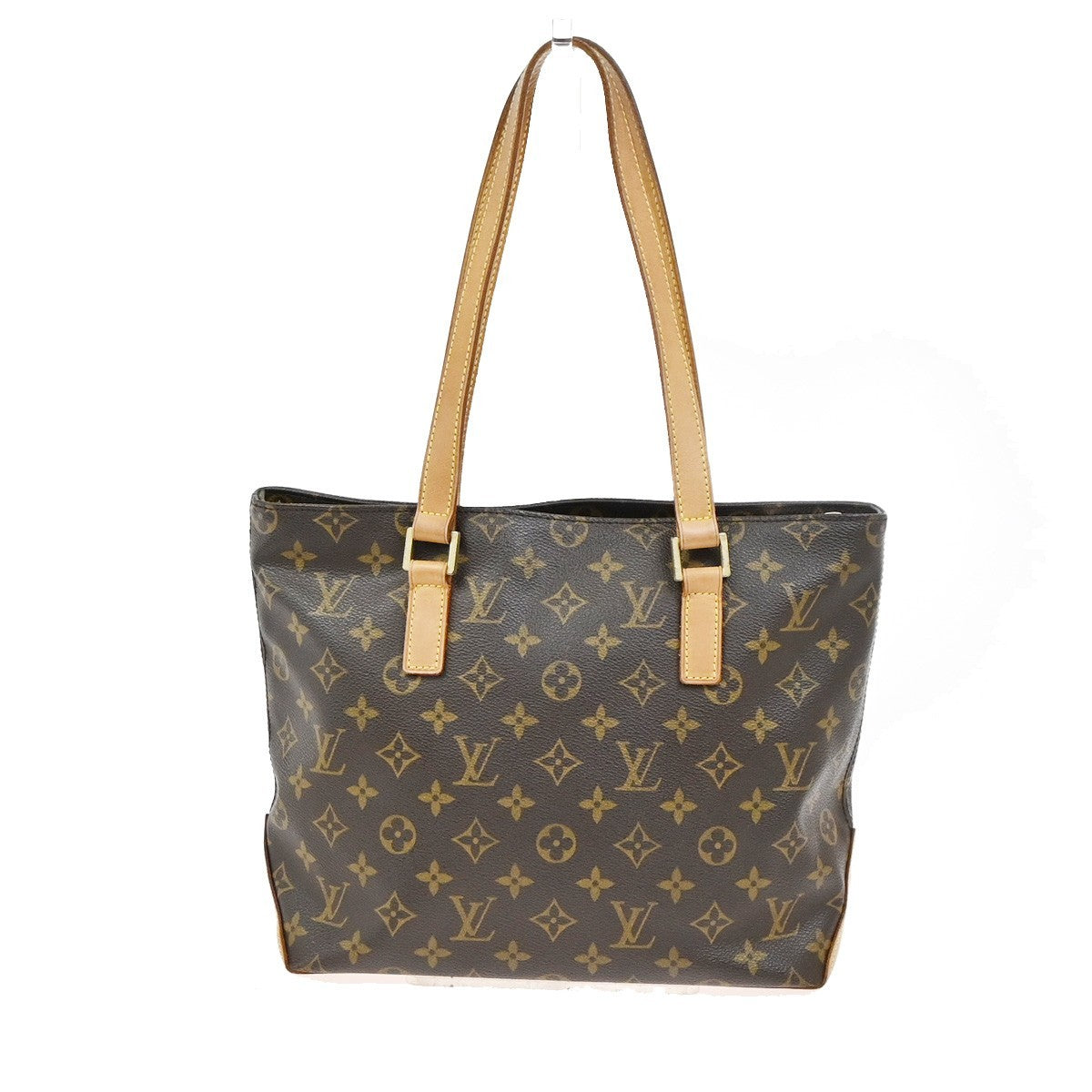 LOUIS VUITTON Cabas Piano Shoulder Bag Monogram Leather Brown M51148 97YJ064