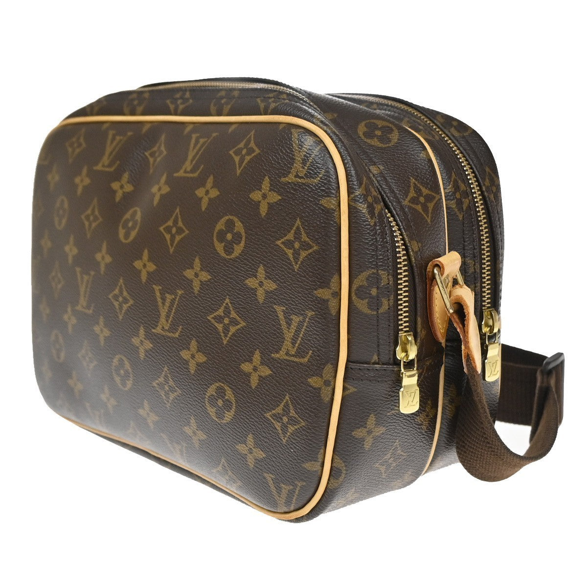 LOUIS VUITTON Reporter PM Crossbody Shoulder Bag Monogram Leather M45254 14YH988