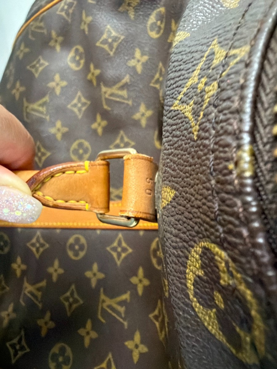 10.Live LOUIS VUITTON Sirius 50 Travel Hand Bag Monogram Leather M41406 36YJ161