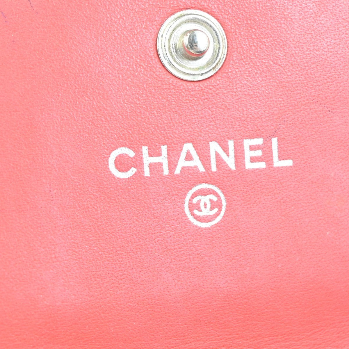 CHANEL CC Timeless Long Wallet Grained Calfskin Leather Orange GHW Italy 66KC754