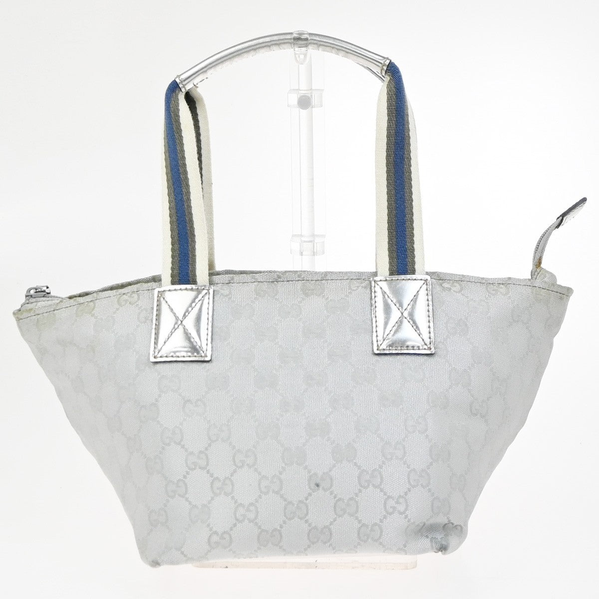 GUCCI Sherry GG Pattern Shoulder Hand Bag Canvas Patent Leather SR SHW 38YH961