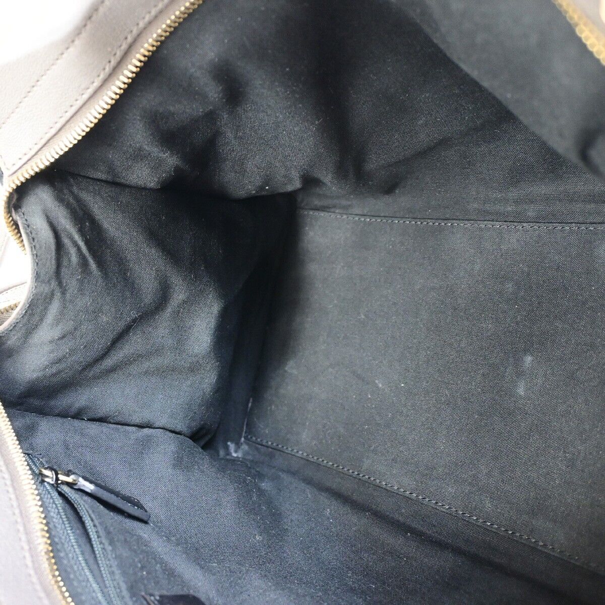 YVES SAINT LAURENT YSL 2Way Cabas Chyc Hand Shoulder Bag Leather Gray 35SH912