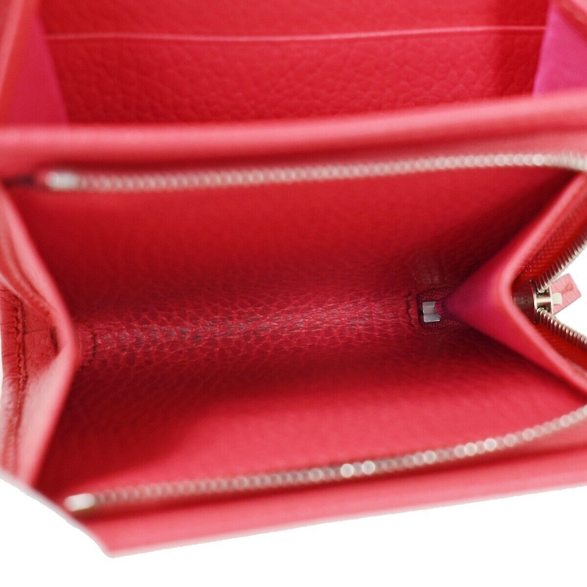 GUCCI Marmot GG Logos Bifold Wallet Purse Leather Pink Made In Italy 85RG026