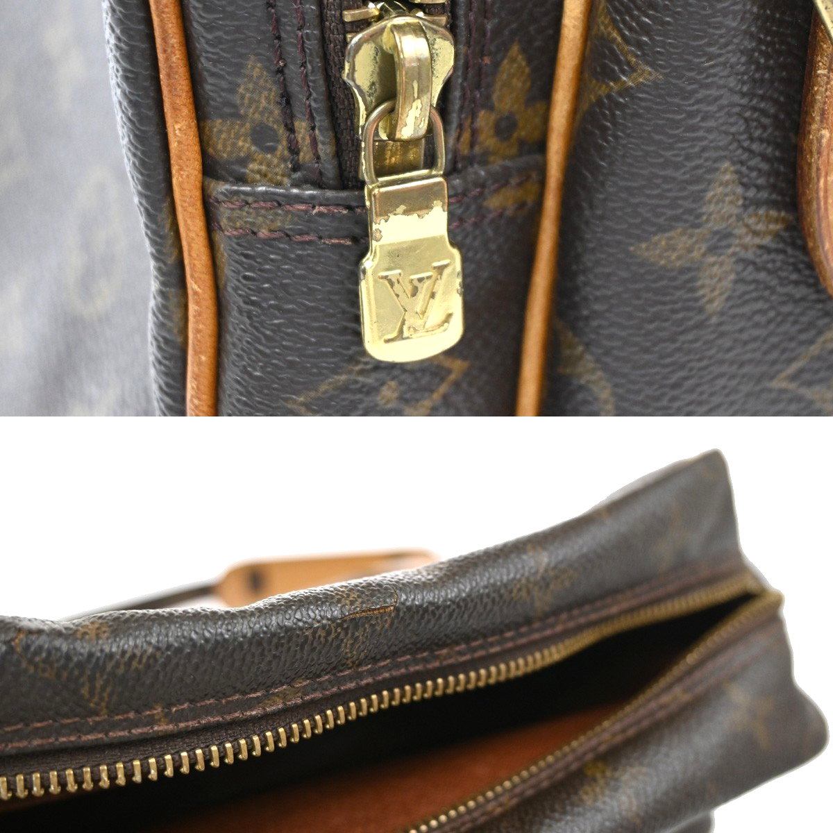 LOUIS VUITTON Nile Crossbody Shoulder Bag Monogram Leather Brown M45244 62CA813