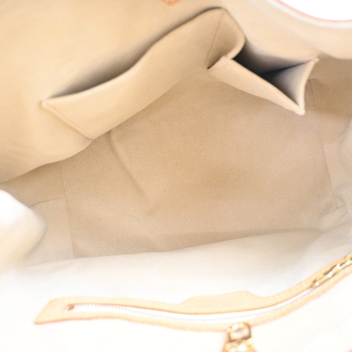 LOUIS VUITTON Hampstead PM Shoulder Bag Damier Azur Leather White N51207 18PA107