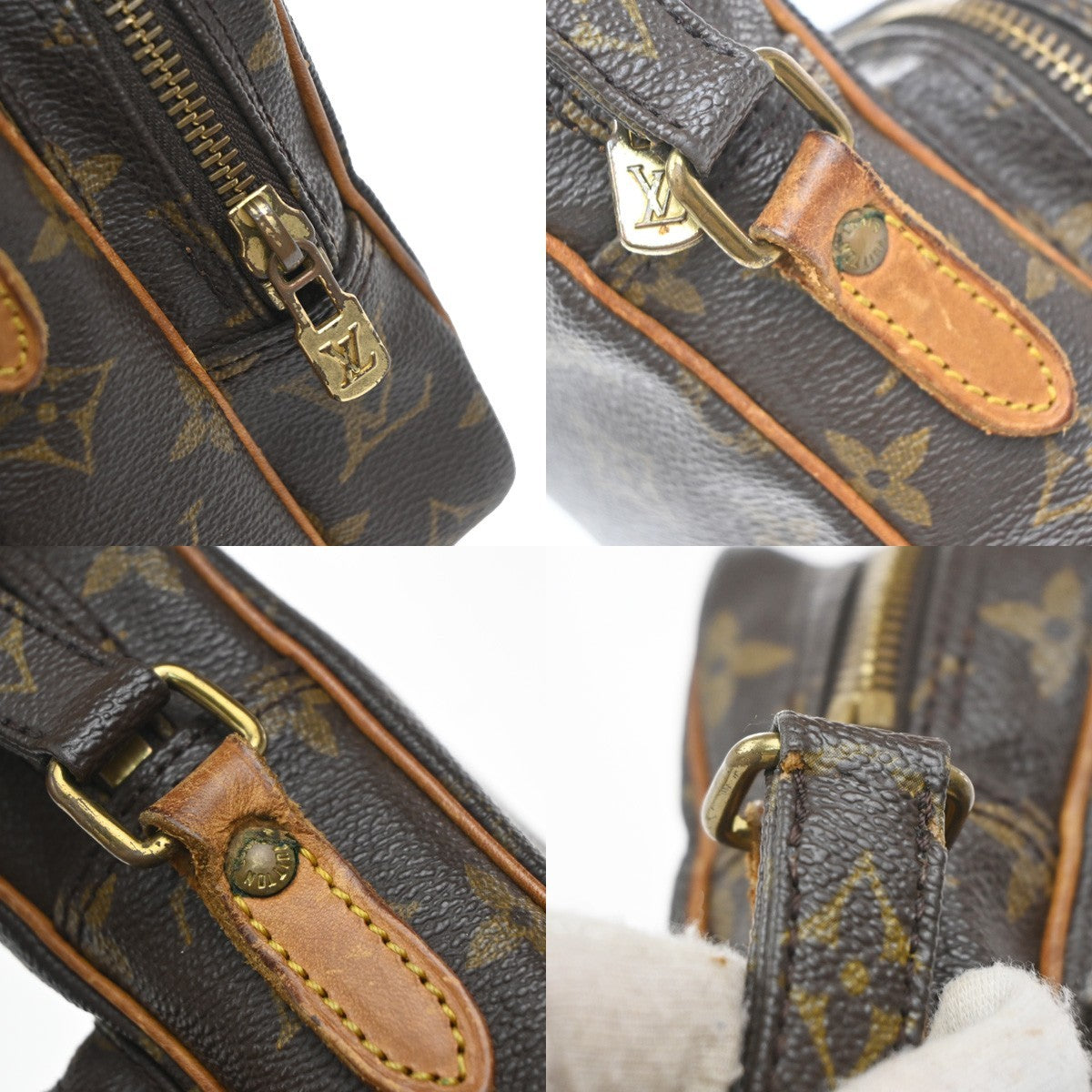 LOUIS VUITTON Amazon Crossbody Shoulder Bag Monogram Leather BN M45236 38KP597