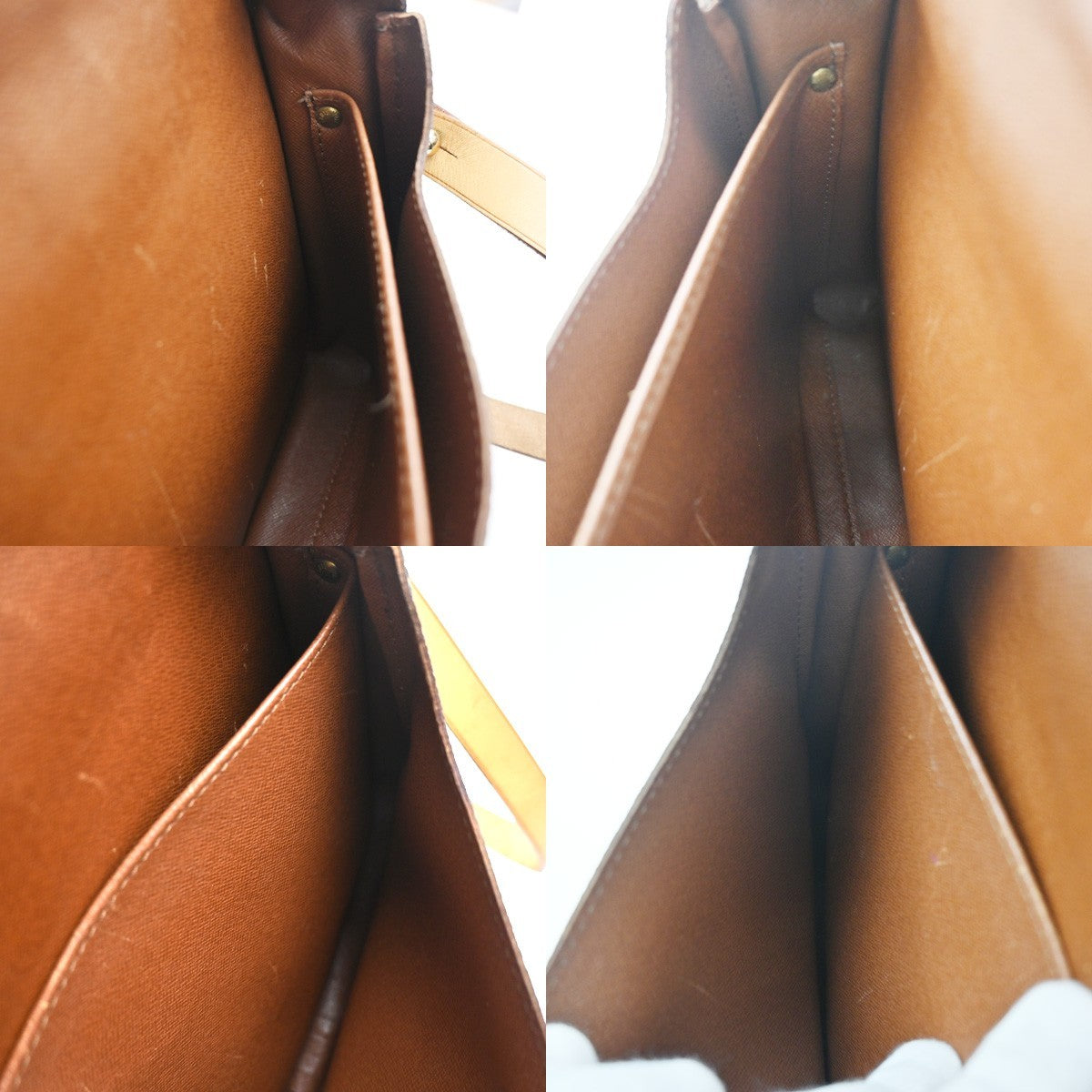 LOUIS VUITTON Cartouchiere GM Shoulder Bag Monogram Leather Brown M51252 77KC740