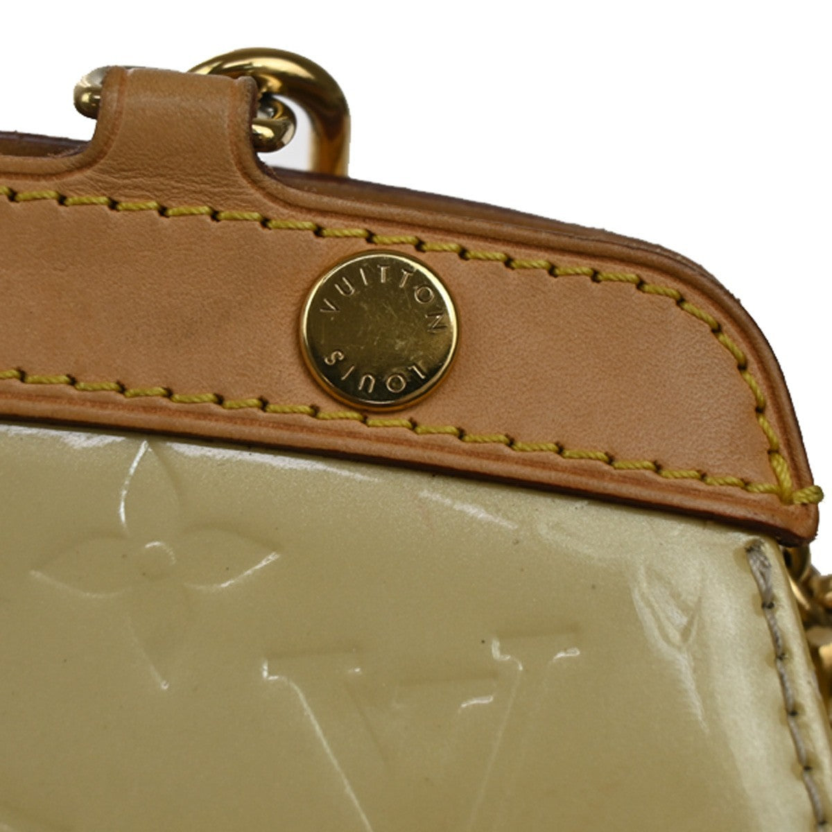 LOUIS VUITTON Blair MM 2Way Hand Bag Monogram Vernis Cream M91456 86TA057