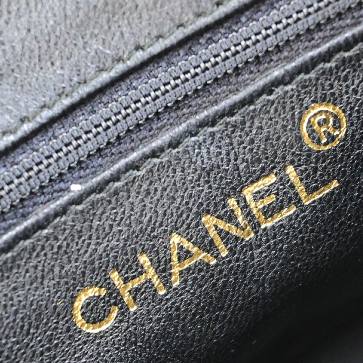 CHANEL CC Logo Tassel Chain Mini Shoulder Bag Leather Black GHW Vintage 395RK720