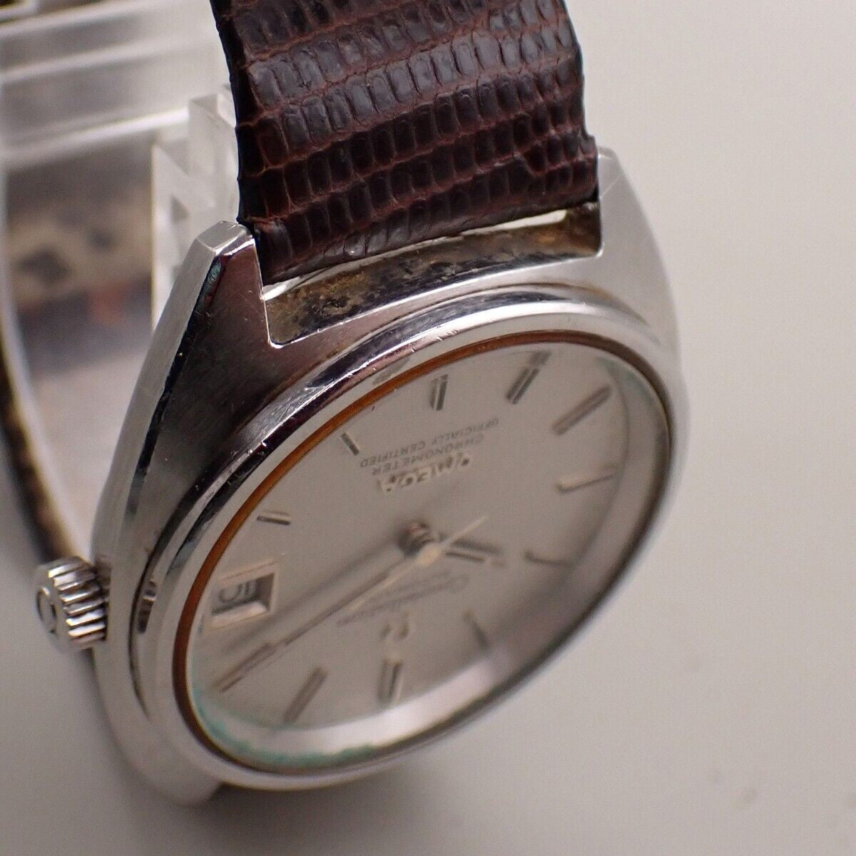 OMEGA Constellation Automatic Wrist Watch 35mm ST Embossing Leather BN 91RK778