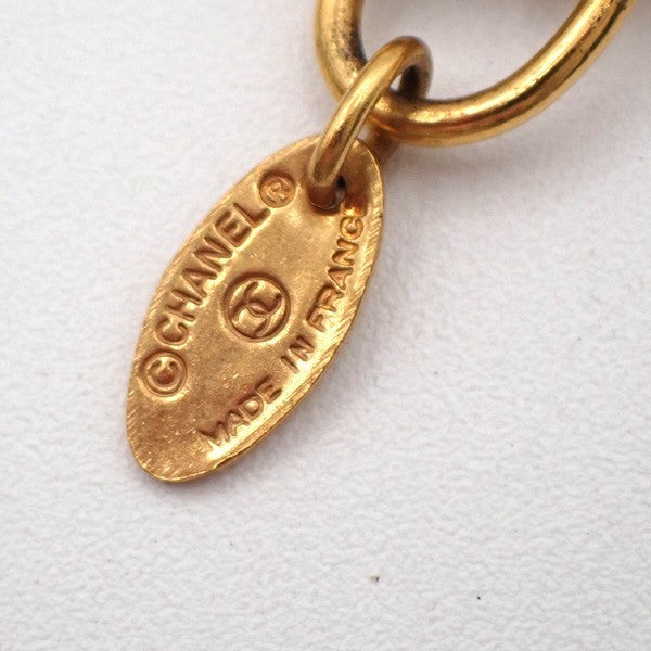 CHANEL Logo 31 Rue Cambon Chain Bracelet Bangle Charm GHW France 70RL874