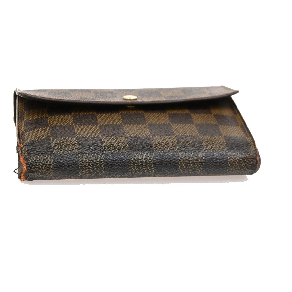 LOUIS VUITTON  Porte Tresor Etui Papier Wallet Damier Ebene Brown N61202 02DA168