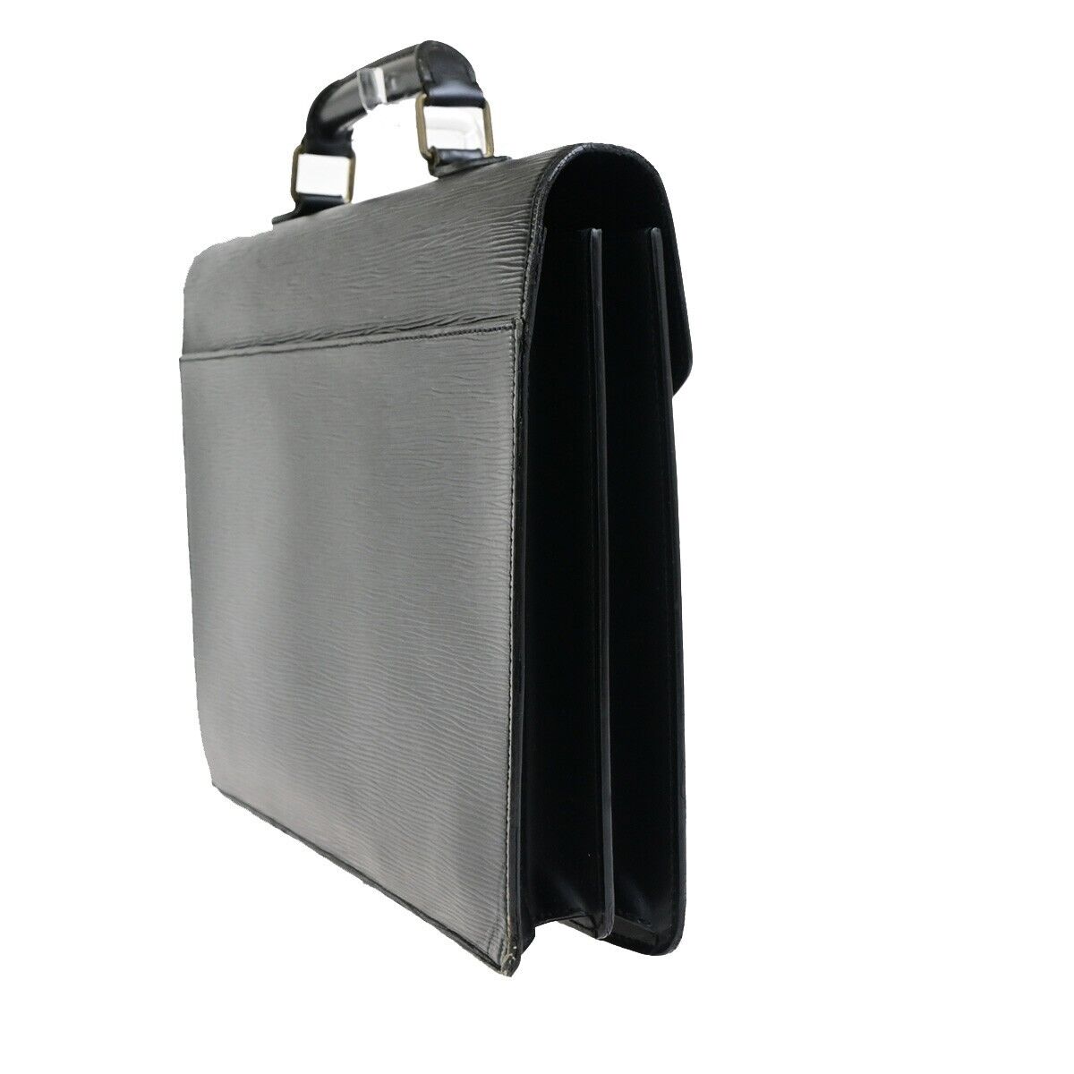 LOUIS VUITTON Serviette Conseiller Hand Bag Epi Leather Black M54422 62EC928