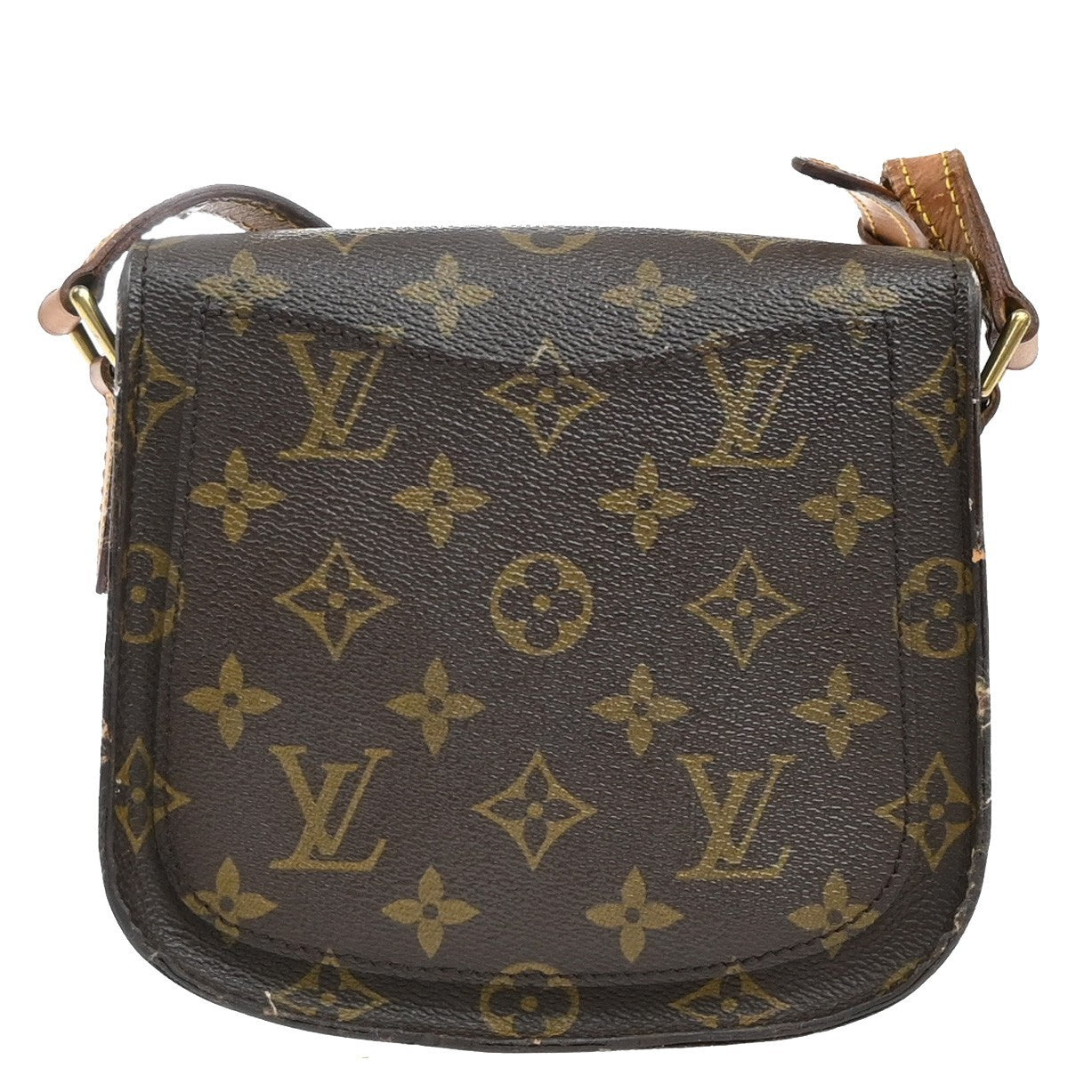 LOUIS VUITTON Mini Saint Cloud Shoulder Bag Monogram Leather BN M51244 32KB301