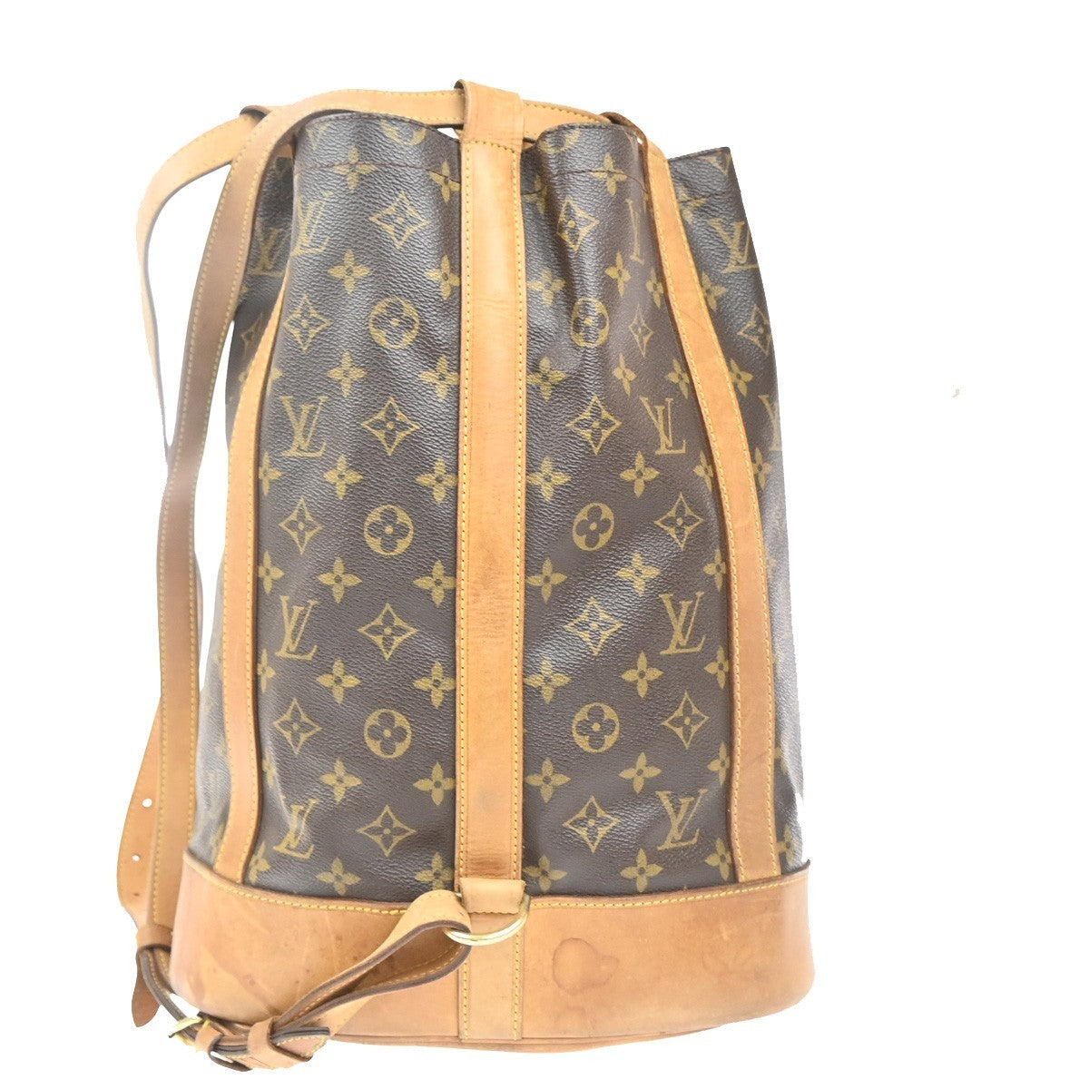 LOUIS VUITTON LV Randonnee PM Shoulder Bag Monogram Leather Brown M42243 35MA524