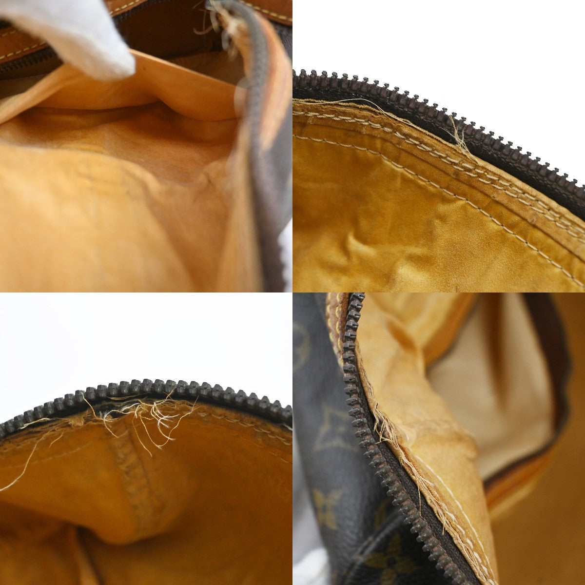 LOUIS VUITTON Sac Sport Hand Bag Monogram Leather Brown France M41444 66CB016