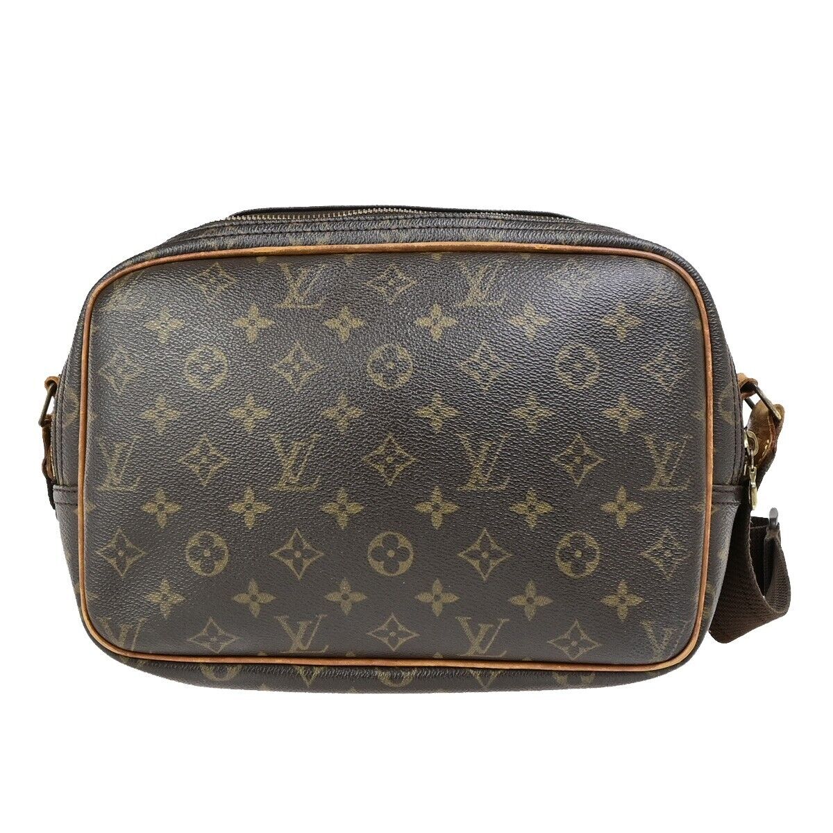 LOUIS VUITTON Reporter PM Crossbody Shoulder Bag Monogram Leather M45254 69ED047