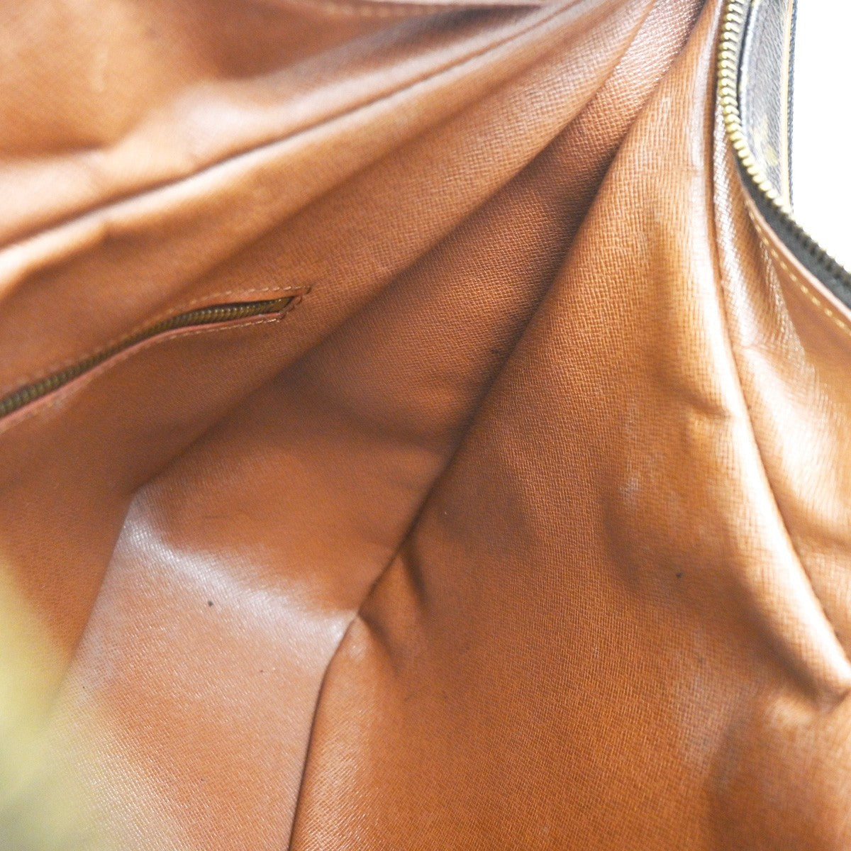LOUIS VUITTON Boulogne 35 Shoulder Bag Monogram Leather Brown M51260 82YJ178