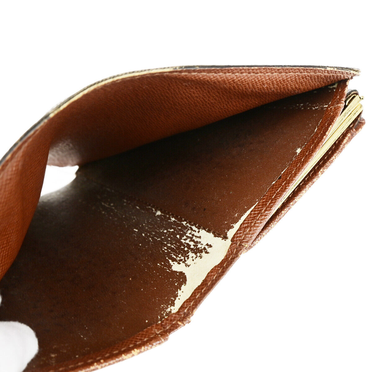 LOUIS VUITTON Porte Monnaie Viennois Bifold Wallet Monogram Brown M61663 08YE782
