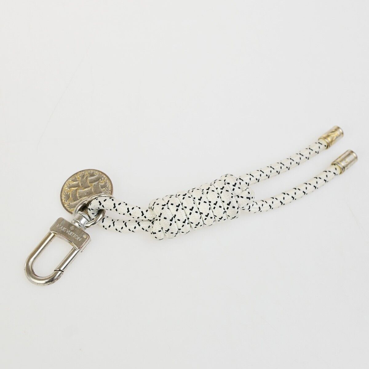 LOUIS VUITTON Christopher Nemes Key Ring Holder Bag Charm Silver MP1622 66KA525