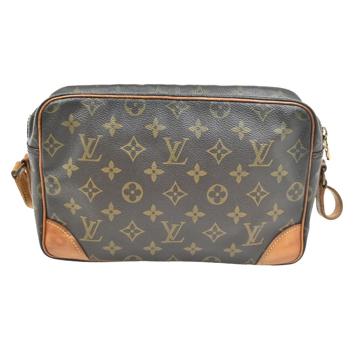 LOUIS VUITTON Trocadero 27 Shoulder Bag Monogram Leather Brown M51274 31PA088