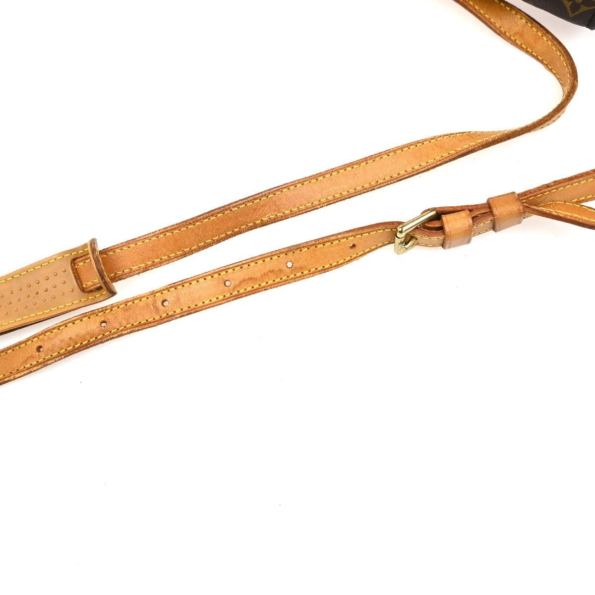LOUIS VUITTON Saint Cloud MM Shoulder Bag Monogram Leather Brown M51243 31MA062