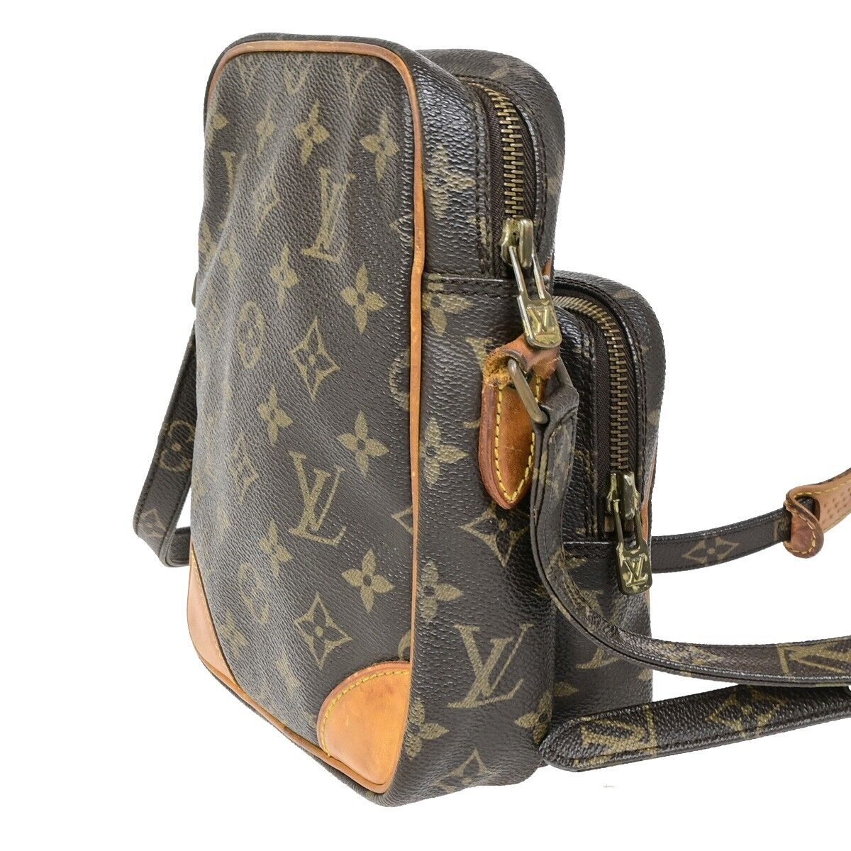 LOUIS VUITTON Amazon Crossbody Shoulder Bag Monogram Leather BN M45236 30EB713