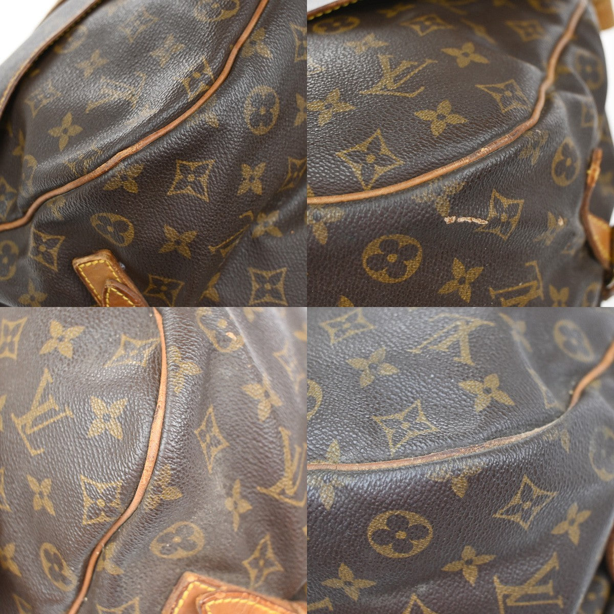 LOUIS VUITTON Saumur 35 Shoulder Bag Monogram Leather BN France M42254 67MA656