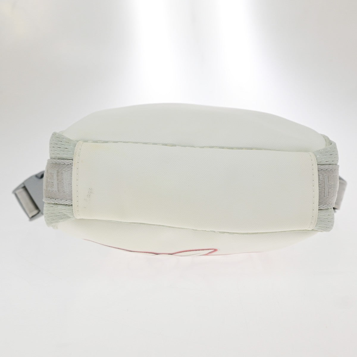 CHANEL Sports Line Camellia Shoulder Bag  Nylon  Canvas White Italy 74KD194