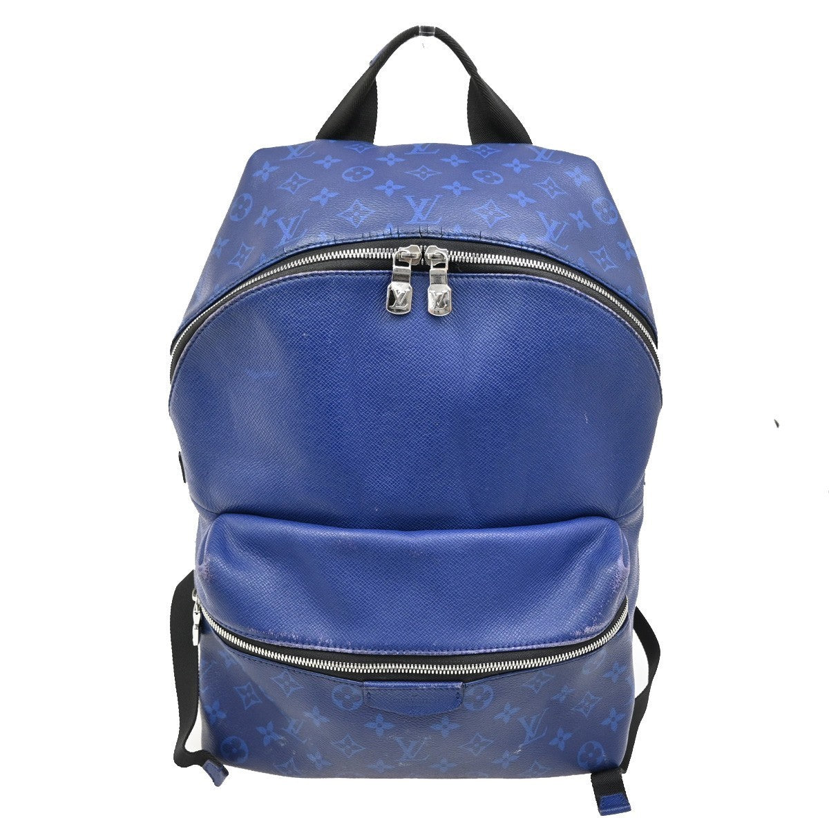 LOUIS VUITTON Discovery Backpack Taiga Llama Blue SHW M30229 99KB807