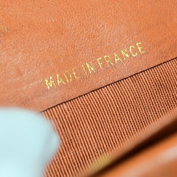 CHANEL CC Long Bifold Wallet Purse Caviar Skin Leather Brown GHW Vintage 62YE756