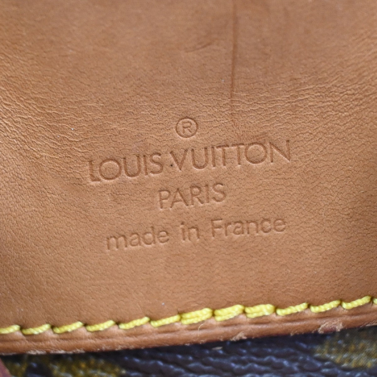 LOUIS VUITTON Montsouris MM Backpack Bag Monogram Leather Brown M51136 90KC972