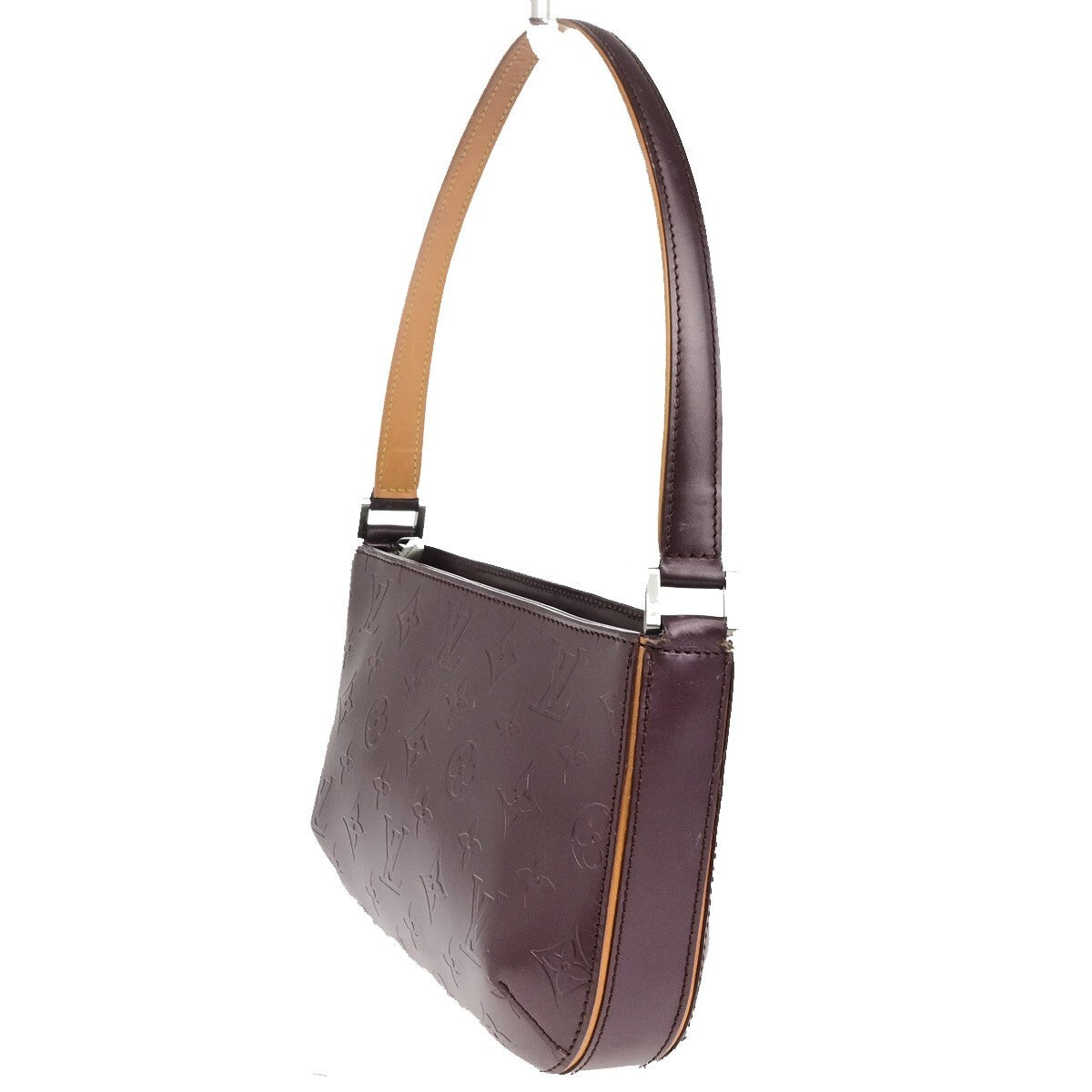 LOUIS VUITTON Fowler Shoulder Bag Monogram Mat Leather Purple M55146 81KB612