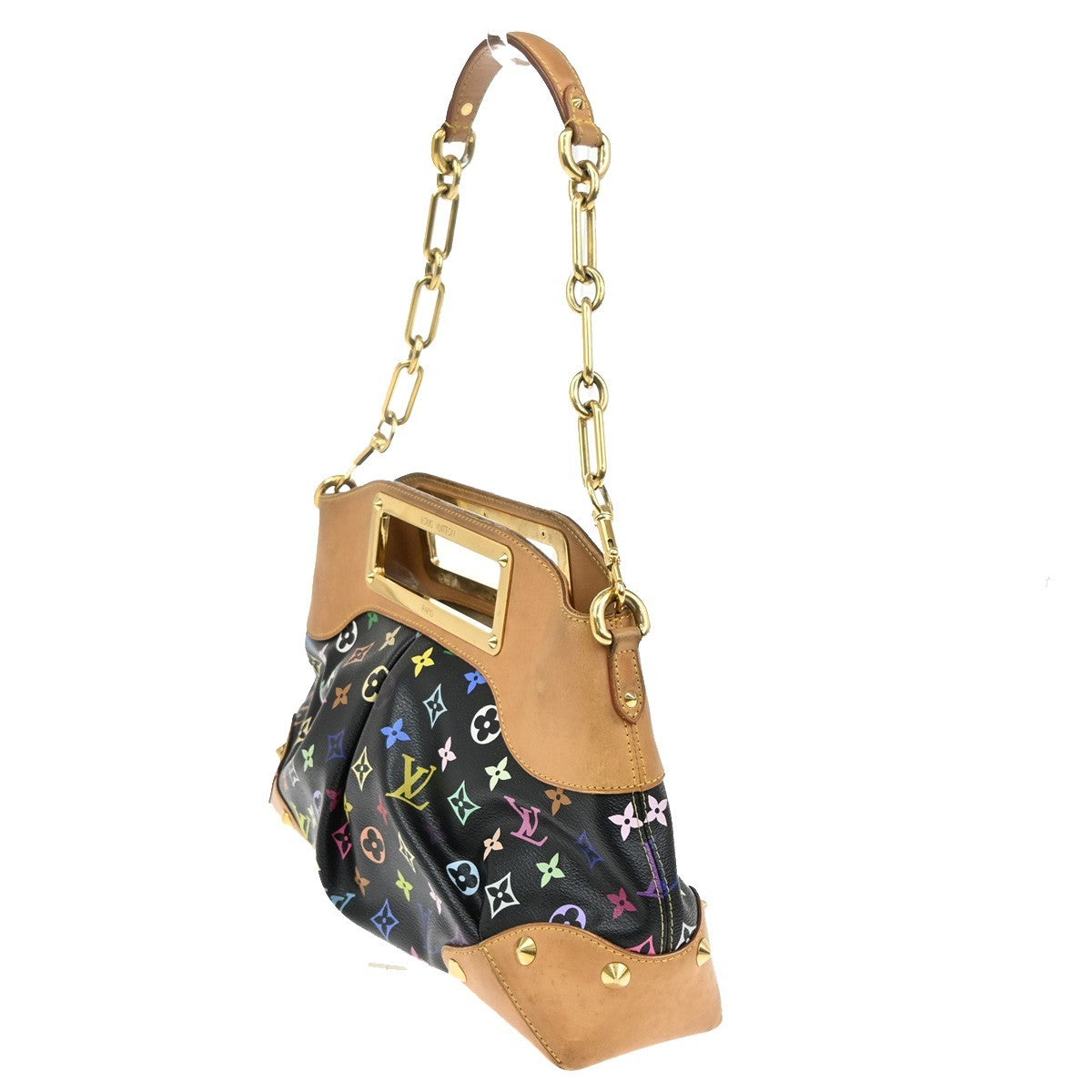 LOUIS VUITTON Judy MM Chain Hand Bag Monogram Multi Leather BK M40256 54RL420