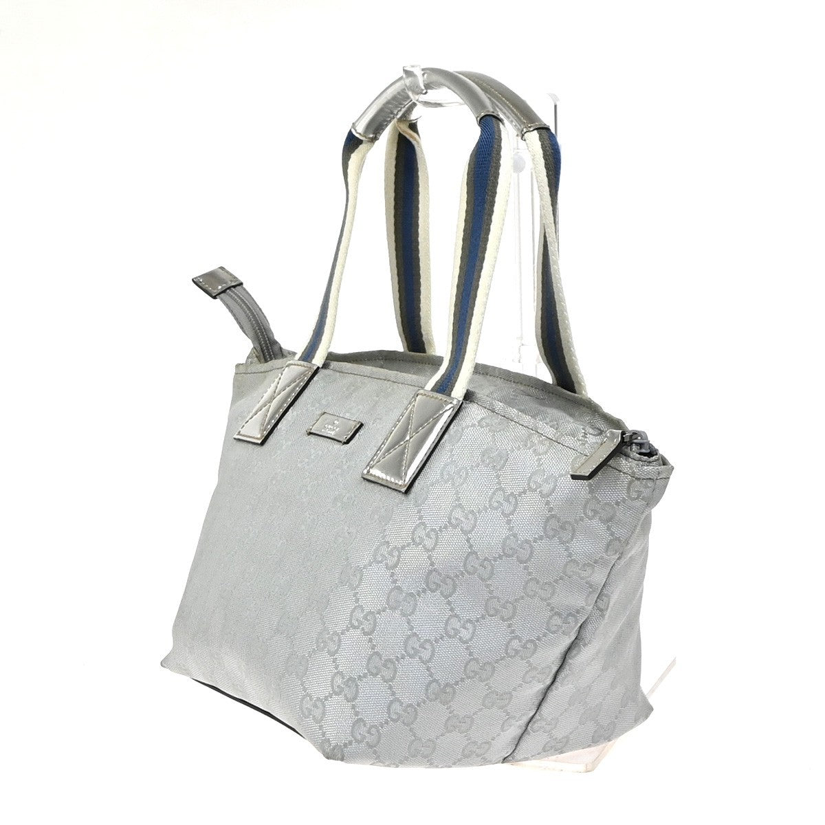 GUCCI Sherry GG Pattern Shoulder Hand Bag Canvas Patent Leather SR SHW 38YH961