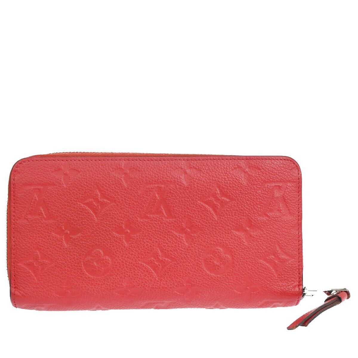 LOUIS VUITTON Long Zippy Wallet Monogram Empreinte Leather Cherry 34RH618