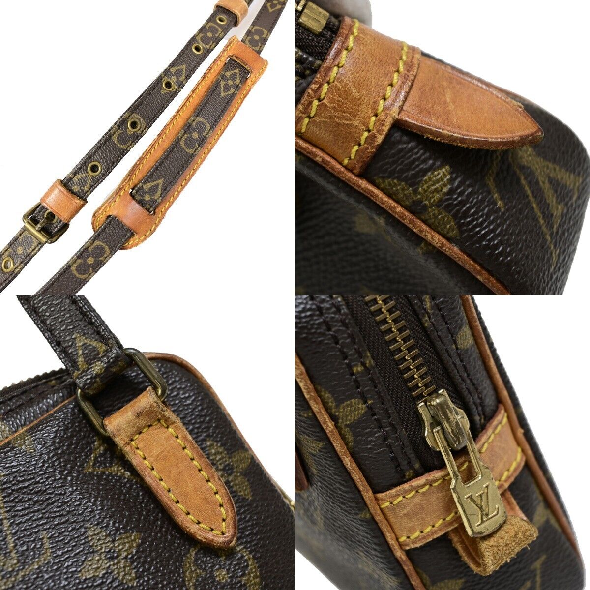 LOUIS VUITTON Marly Bandouliere Shoulder Bag Monogram Leather BN M51828 35EB104