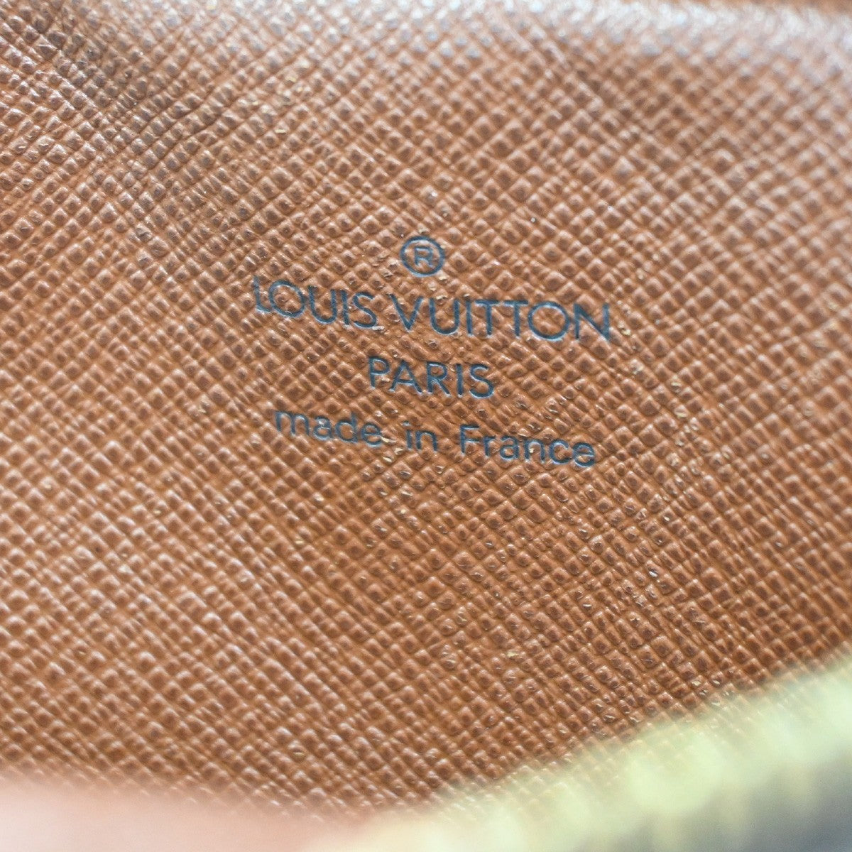 LOUIS VUITTON Danube Shoulder Bag Monogram Leather Brown France M45266 84KC730