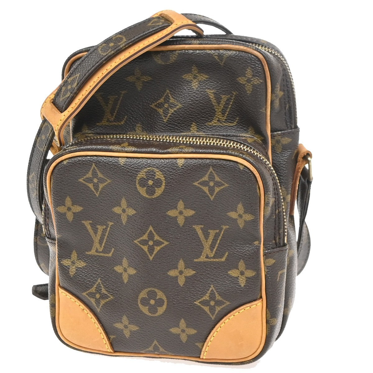 LOUIS VUITTON Amazon Crossbody Shoulder Bag Monogram Leather BN M45236 72KD017