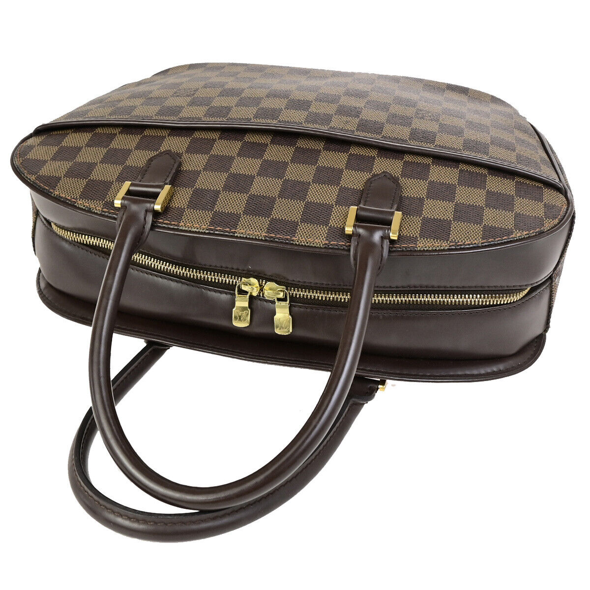 LOUIS VUITTON Sarria Horizontal Hand Bag Damier Ebene Leather BN N51282 93SJ510