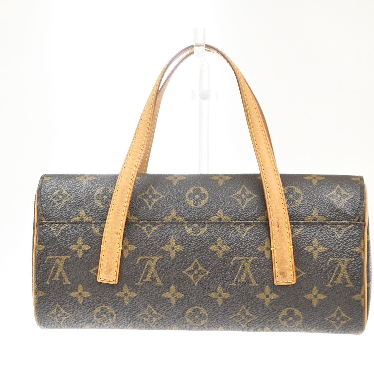 LOUIS VUITTON Sonatine Hand Bag Monogram Leather Brown France M51902 11MA528