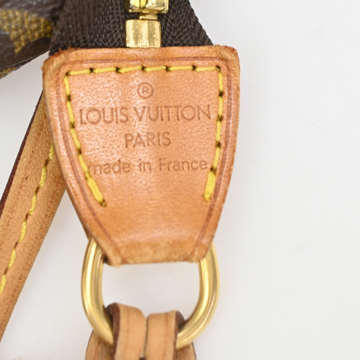 LOUIS VUITTON Pochette Accessoires Hand Bag Monogram Leather BN M51980 72PA024