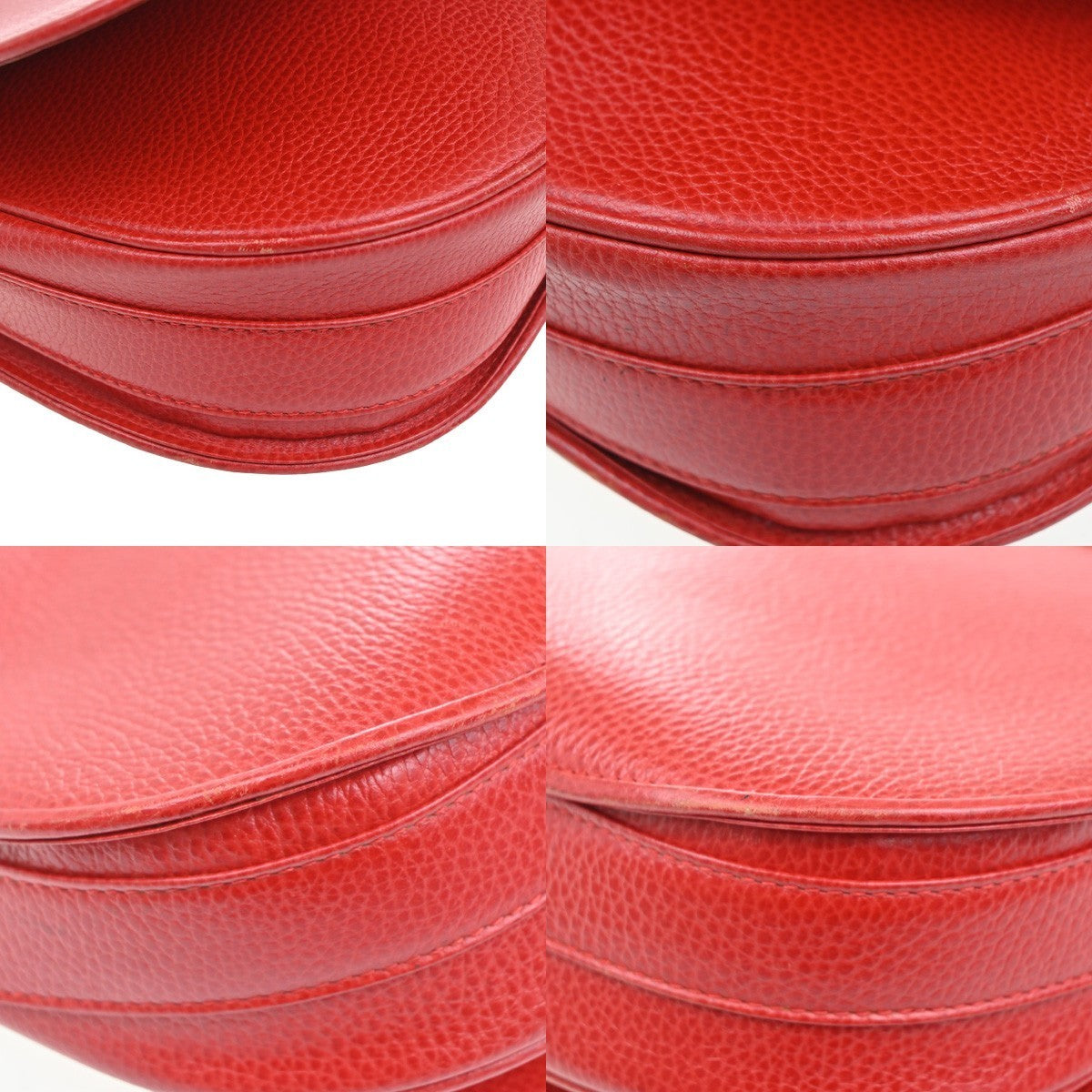 Cartier Must Line Flap Shoulder Crossbody Bag Leather Red GHW Italy 35MA116