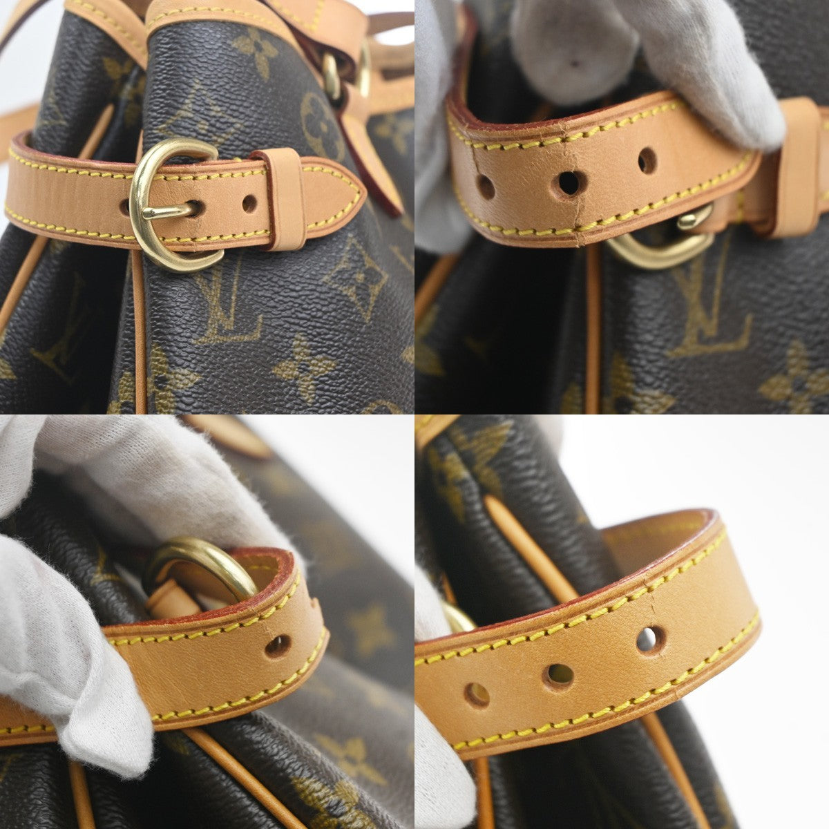 LOUIS VUITTON Batignolles Horizontal Shoulder Bag Monogram Brown M51154 29MA446