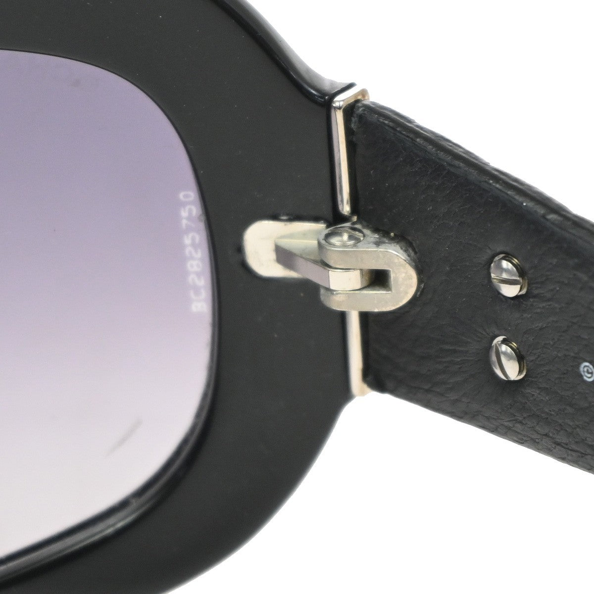 CHANEL CC Logo Matelasse Sunglasses Eye Wear Plastic Leather BK 5116-Q 30RL982