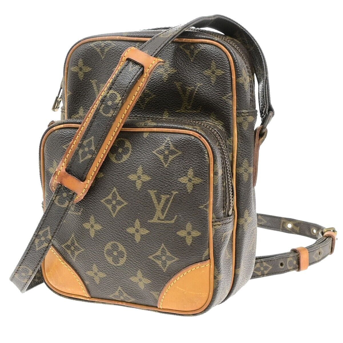 LOUIS VUITTON Amazon Crossbody Shoulder Bag Monogram Leather BN M45236 63EE023