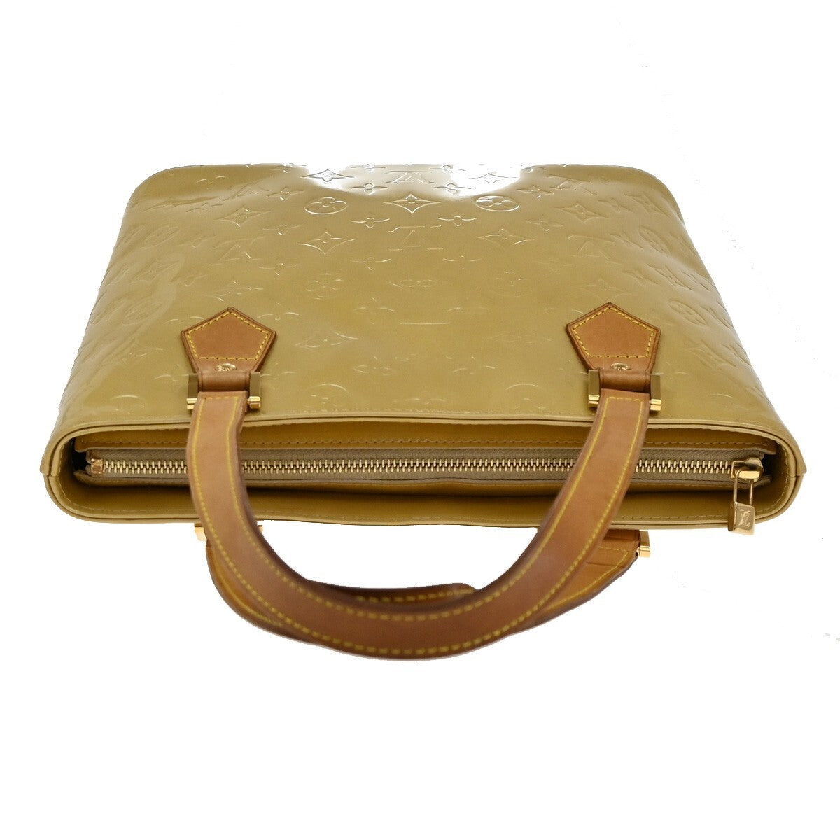 LOUIS VUITTON Houston Shoulder Bag Monogram Vernis Leather Yellow M91121 60EE174