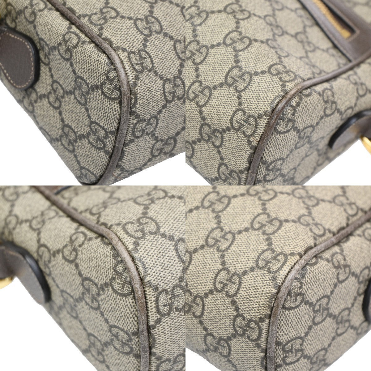 GUCCI Ophidia GG Pattern Crossbody Shoulder Bag Supreme Leather Brown 73KC244