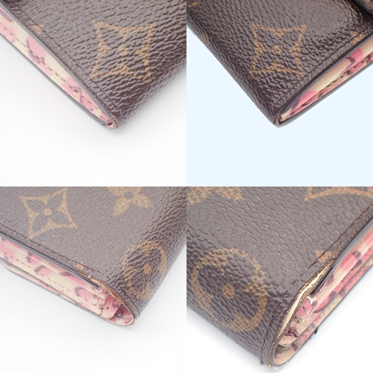 LOUIS VUITTON Portefeuille Sarah Leopard Long Wallet Monogram BN M60106 60KC951