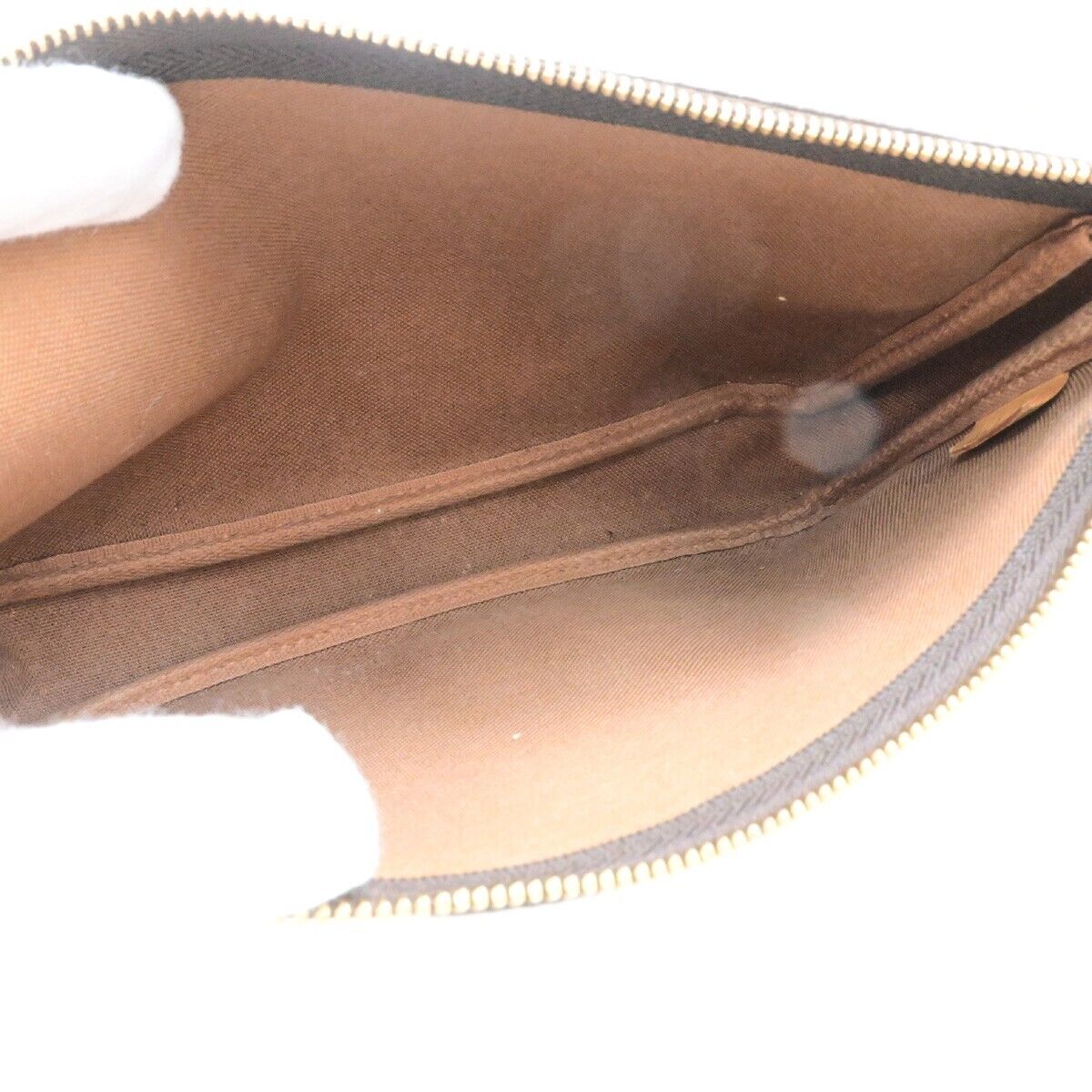 LOUIS VUITTON Pochette Accessoires Hand Bag Monogram Leather BN M51980 37FB321